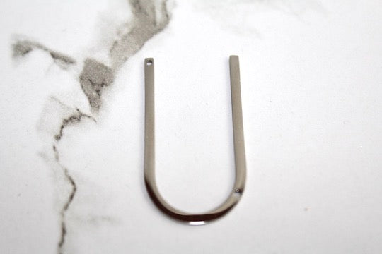 Load image into Gallery viewer, Large Letter Charm - Silver Plated
