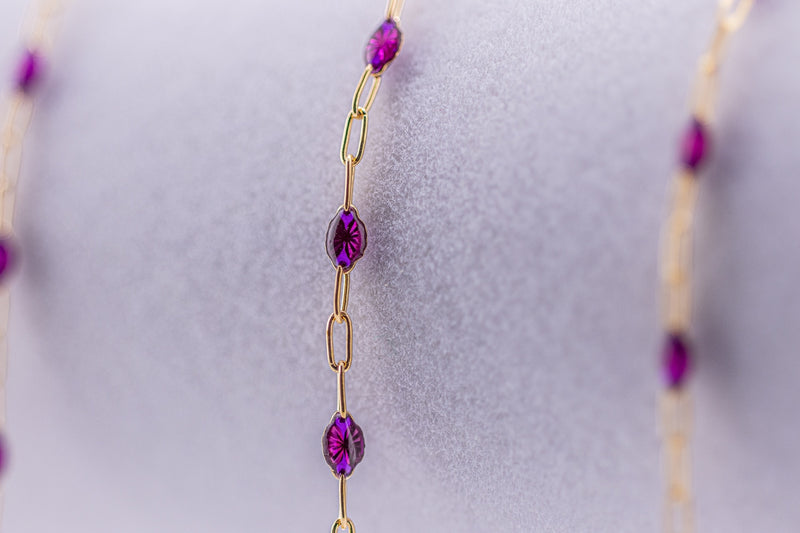 Load image into Gallery viewer, Highland - 14K Gold Filled Enamel (Purple)
