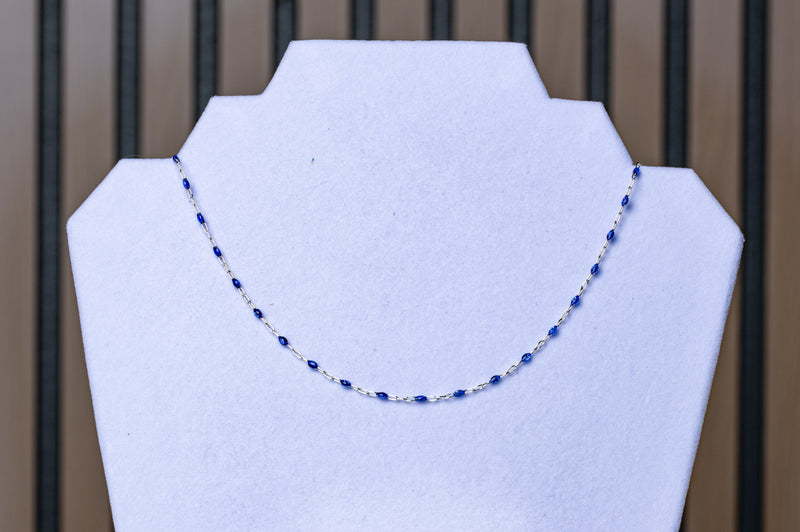 Load image into Gallery viewer, Admiral - Sterling Silver Enamel (Blue)
