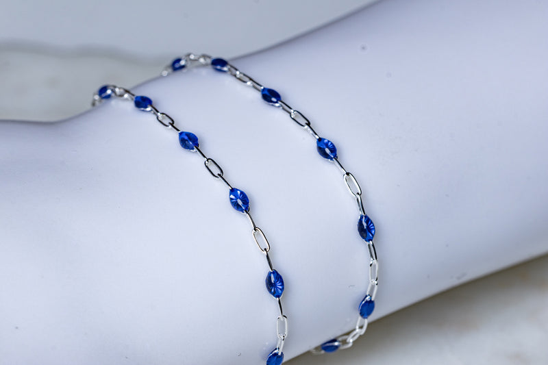 Load image into Gallery viewer, Admiral - Sterling Silver Enamel (Blue)
