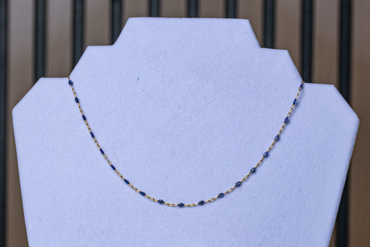Noble - 14K Gold Filled Enamel (Blue)