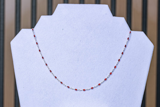 Rogue - Sterling Silver Enamel (Red)