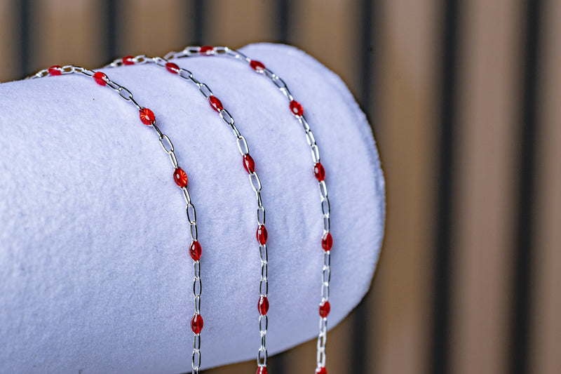 Load image into Gallery viewer, Rogue - Sterling Silver Enamel (Red)
