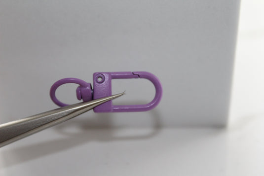 Purple Oversized Lobster Clasp - Plated