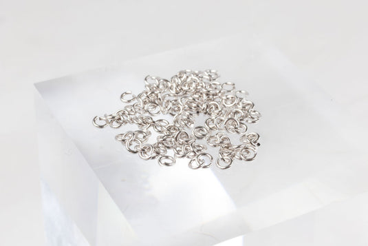 22G 2.8mm Open Jump Ring Set of 25 - Sterling Silver