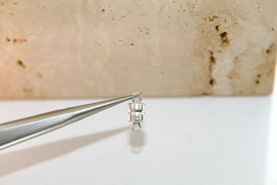 Load image into Gallery viewer, 4.4mm Magnetic Clasp - Sterling Silver
