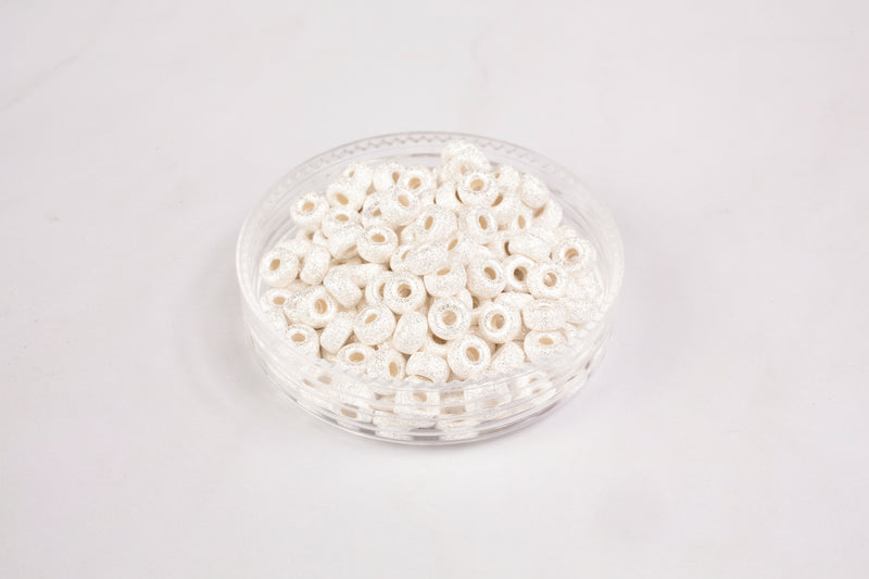 Load image into Gallery viewer, Sterling Silver  Stardust  Roundel  Bead permanent jewelry supplies
