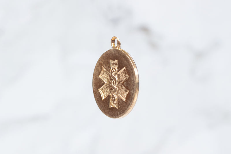 Load image into Gallery viewer, Medical Charm - 14K Gold Filled (Yellow)
