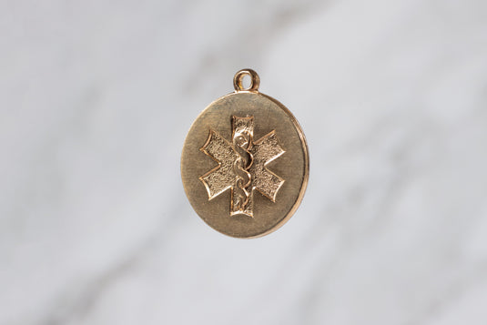 Medical Charm - 14K Gold Filled (Yellow)