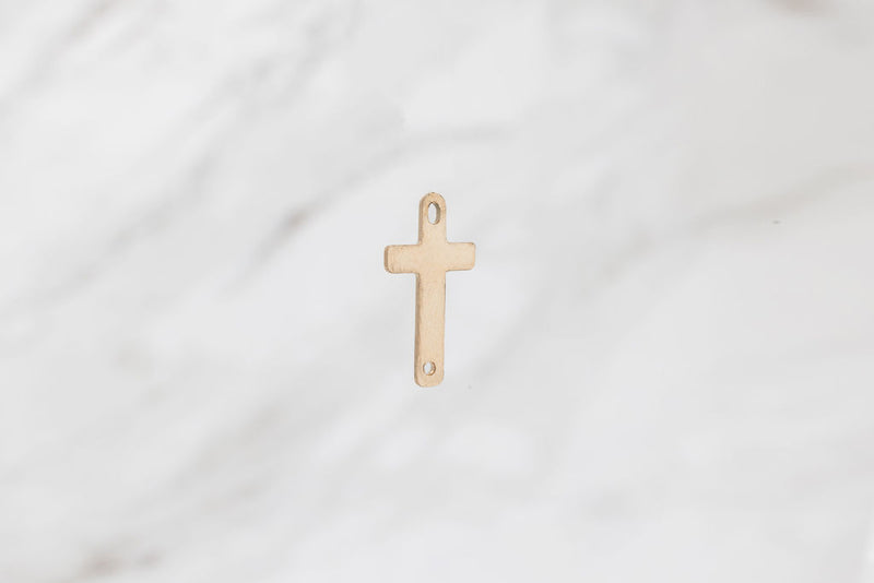 Load image into Gallery viewer, Cross Connector - 14K Gold Filled (Yellow)
