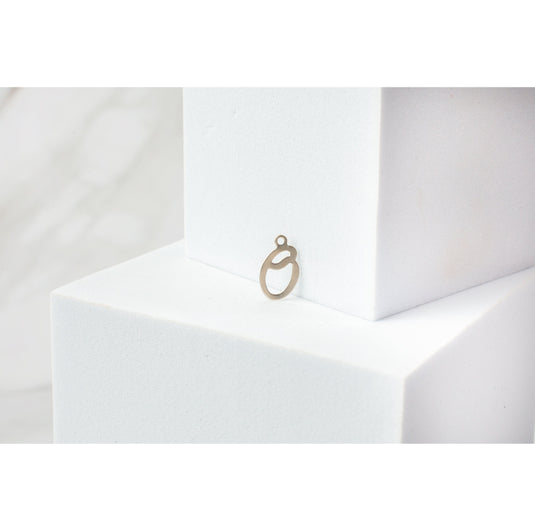 Sterling Silver  Letter  Cursive  charm
