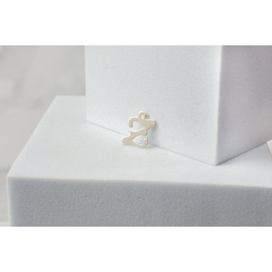 Sterling Silver  Letter  Cursive  charm