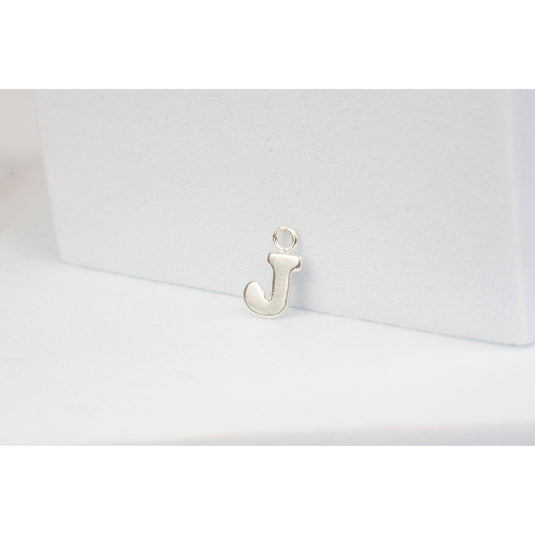 Sterling Silver  Letter  charm block style permanent jewelry supplies