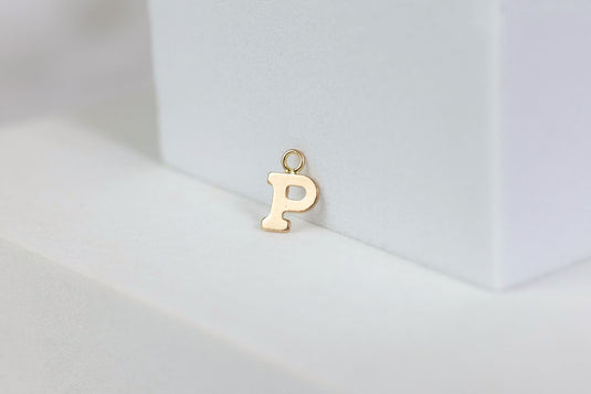 Sterling Silver  Letter  charm