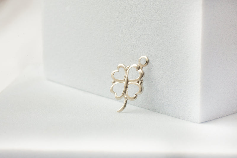 Load image into Gallery viewer, Clover Charm - Sterling Silver
