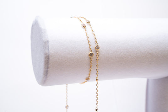 Audrey - 14K Gold Filled (Clear)