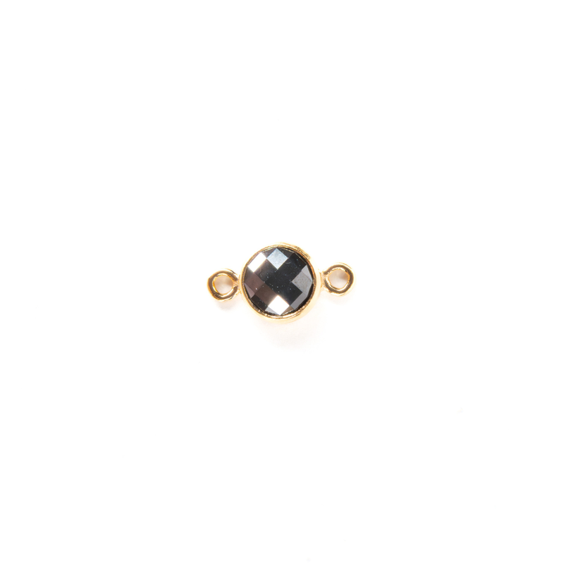 Load image into Gallery viewer, 4mm CZ Birthstone Connecters - 14K Gold Filled
