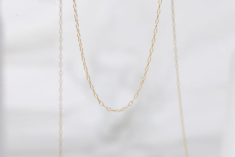 Cargue la imagen en el visor de la galería, Yellow Gold  Oval Link  Oval Chain  Gold Filled  Gold Chain

