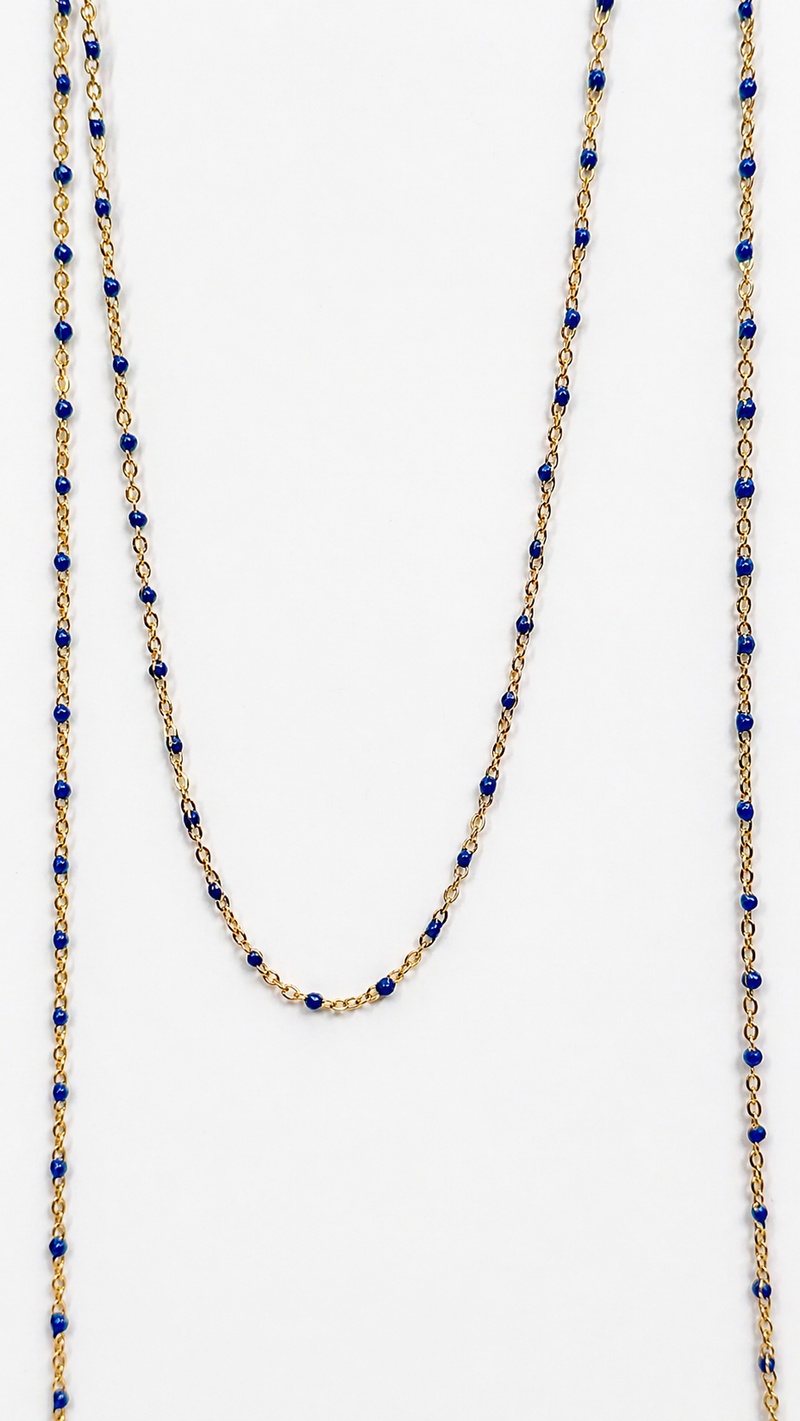 Load image into Gallery viewer, Cobalt - 18K Gold PVD Stainless Steel (Blue)
