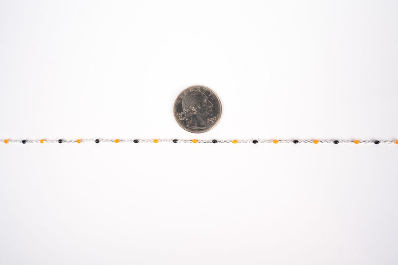 Cargue la imagen en el visor de la galería, Candy Corn - Sterling Silver Enamel
