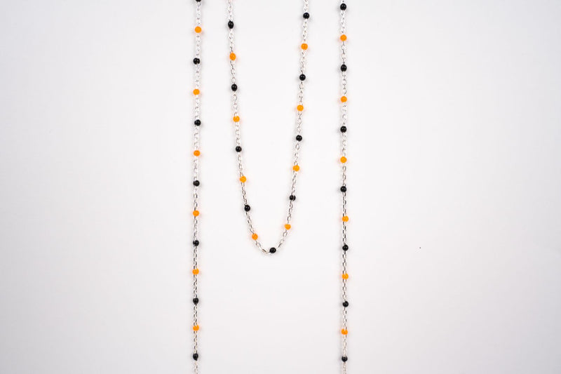 Cargue la imagen en el visor de la galería, Candy Corn - Sterling Silver Enamel
