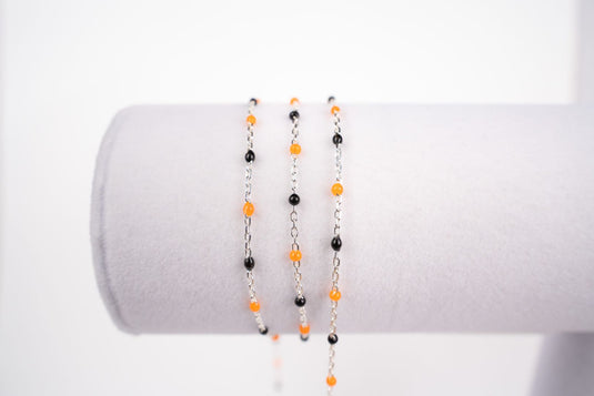 Candy Corn - Sterling Silver Enamel