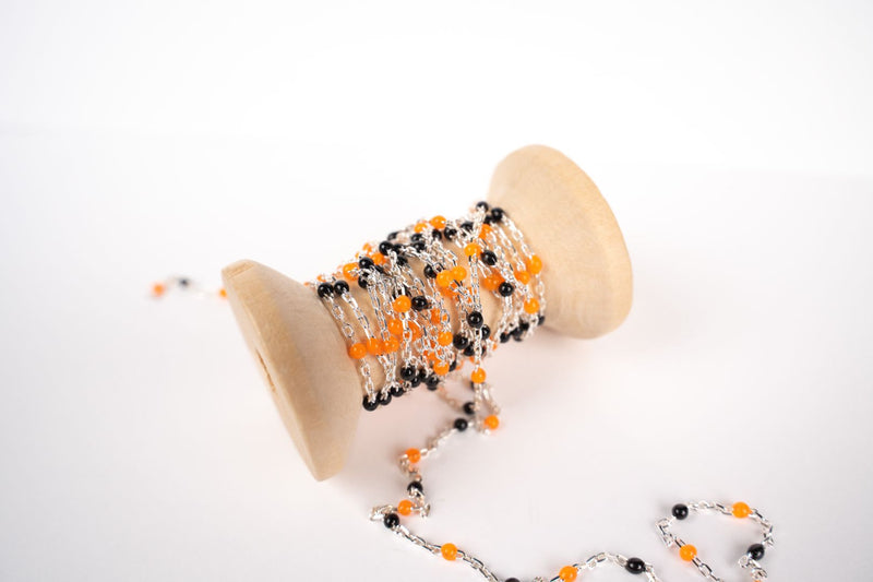 Cargue la imagen en el visor de la galería, Candy Corn - Sterling Silver Enamel
