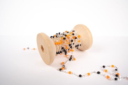 Candy Corn - Sterling Silver Enamel