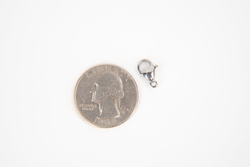 Load image into Gallery viewer, 12mm Lobster Clasp - Stainless Steel
