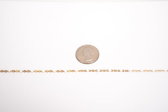 Snow - 18K Gold PVD Stainless Steel (White)