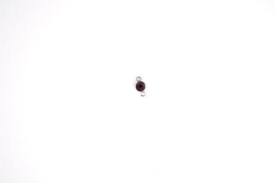 3mm 18K Gold PVD Stainless Steel Birthstone Connector