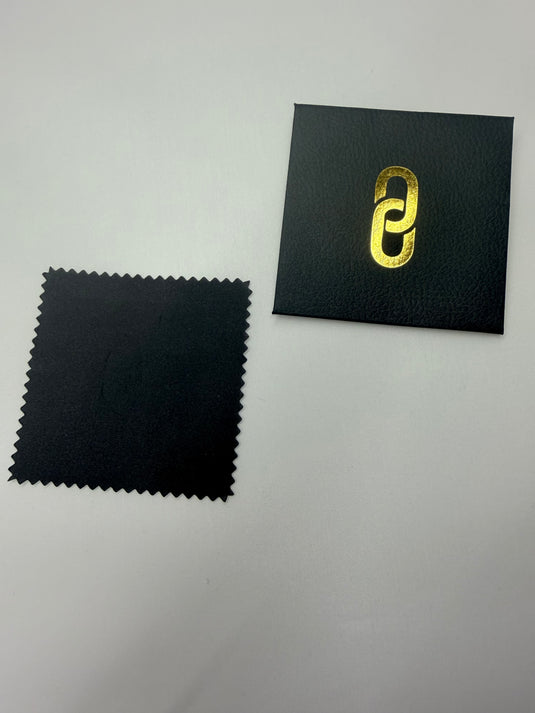 LINKED Microfiber Cleaning Cloth (Black)