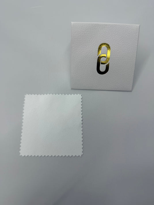 LINKED Microfiber Cleaning Cloth (White)