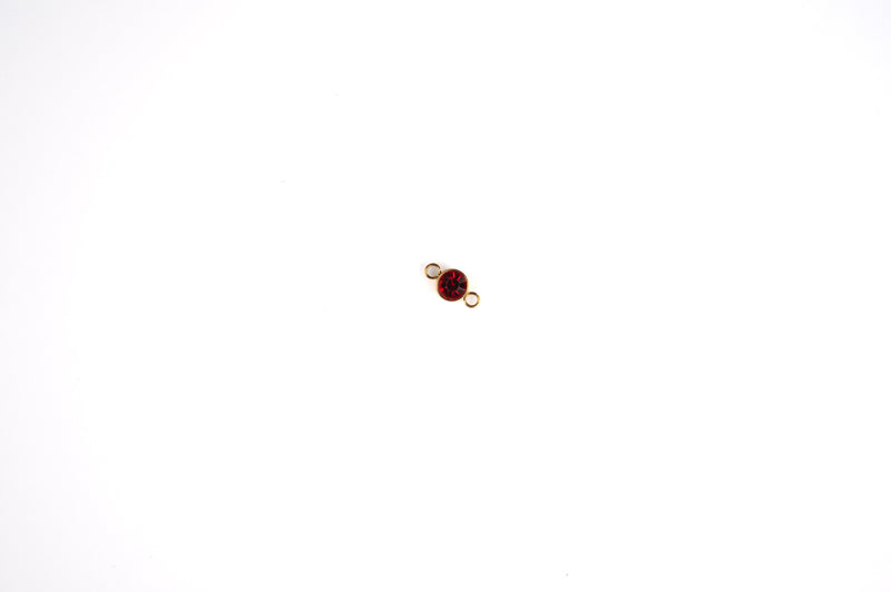 Load image into Gallery viewer, 3mm 18K Gold PVD Stainless Steel Birthstone Connector
