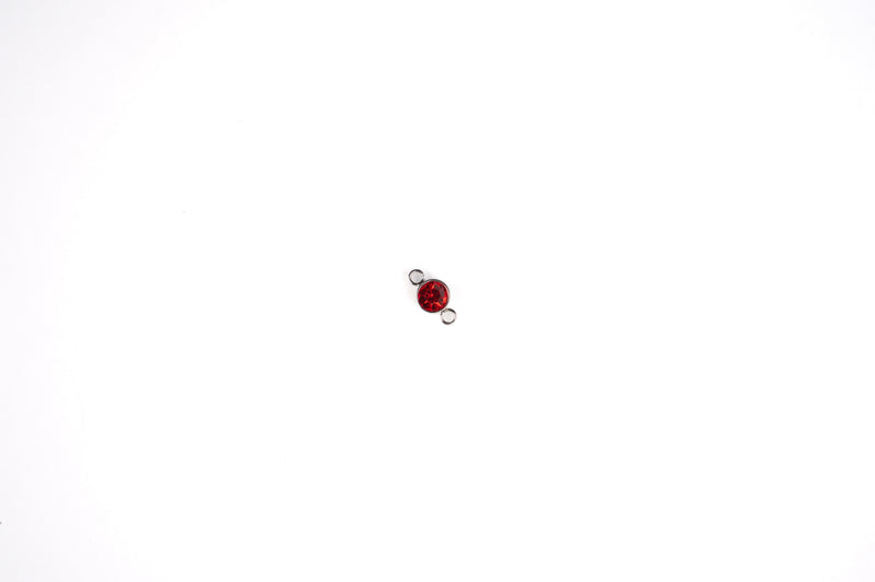 Load image into Gallery viewer, 3mm 18K Gold PVD Stainless Steel Birthstone Connector
