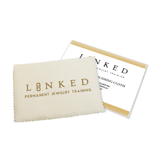 LINKED Permanent Jewelry Training Professional Polishing Cloth