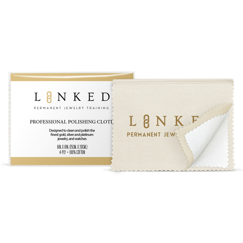 Load image into Gallery viewer, LINKED Permanent Jewelry Training Professional Polishing Cloth
