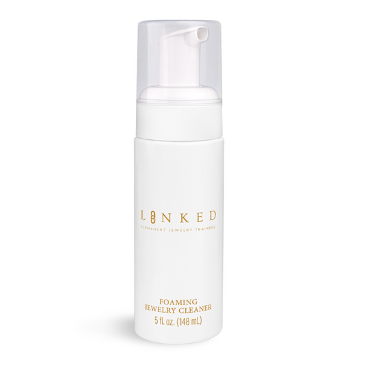 LINKED Permanent Jewelry Training Foaming Jewelry Cleaner