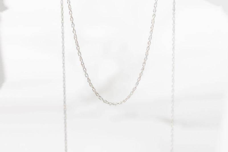 Cargue la imagen en el visor de la galería, White Gold  White  Rope Chain  Rope  Gold Chain  14k gold chain  14k Gold  14k
