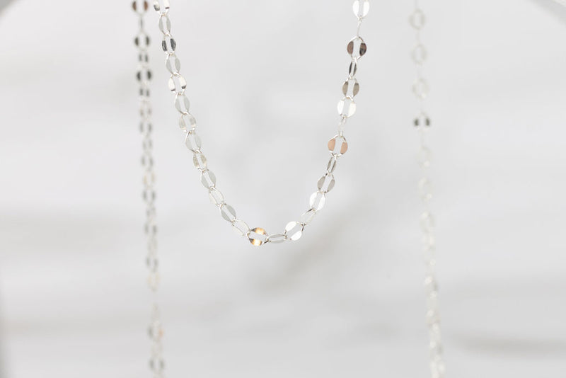 Load image into Gallery viewer, Sterling Silver  Silver  Oval Link  Oval Chain  oval
