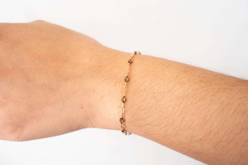 Load image into Gallery viewer, Pumpkin spice- 14K Gold Filled Enamel (Brown)
