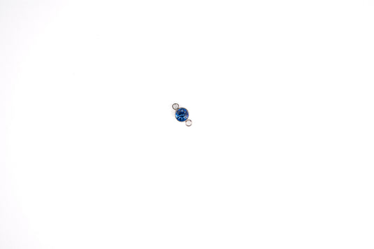 3mm 18K Gold PVD Stainless Steel Birthstone Connector