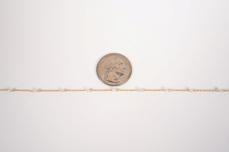 Load image into Gallery viewer, Clutch - Faux Pearl 18K Gold PVD
