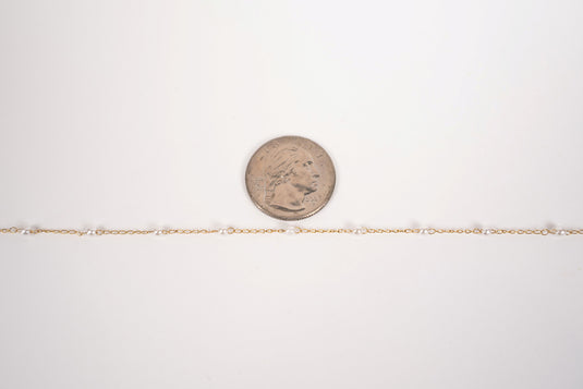 Clutch - Faux Pearl 18K Gold PVD