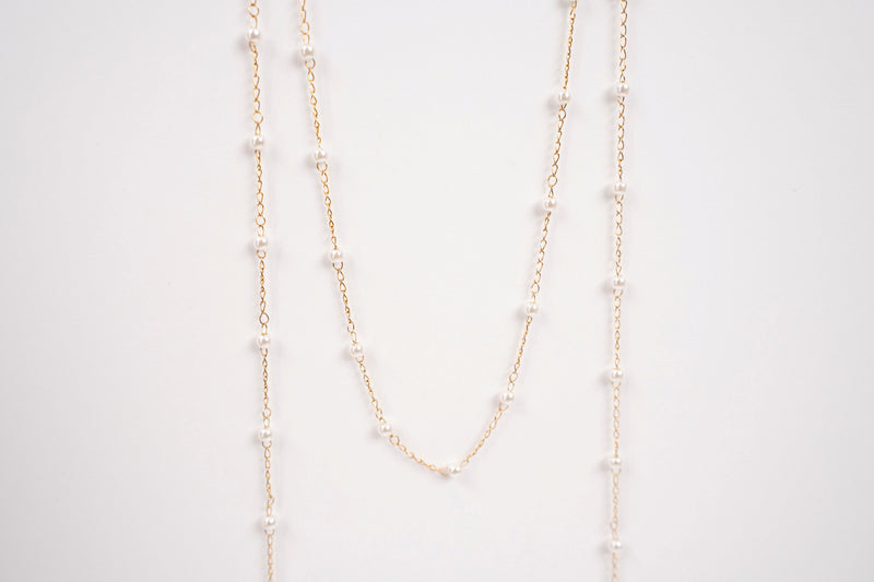 Load image into Gallery viewer, Clutch - Faux Pearl 18K Gold PVD
