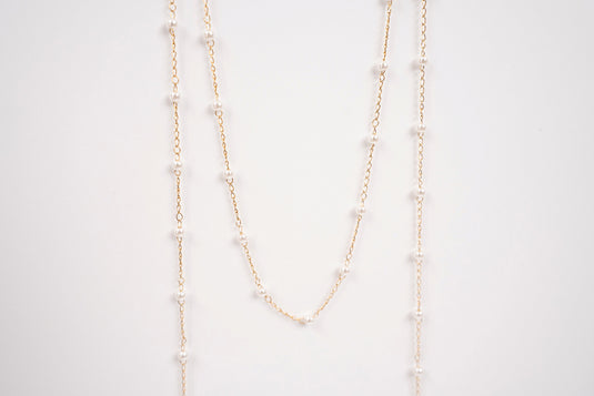 Clutch - Faux Pearl 18K Gold PVD