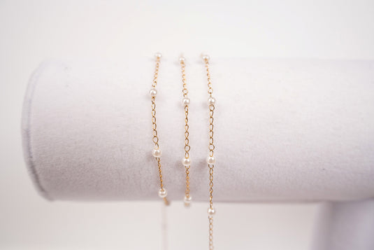 Clutch - Faux Pearl 18K Gold PVD