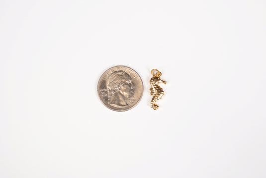 Sheldon - Seahorse Charm 18K Gold PVD