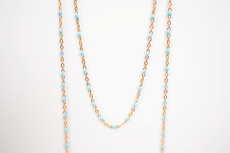 Cargue la imagen en el visor de la galería, Reef - 18K Gold PVD Turquoise
