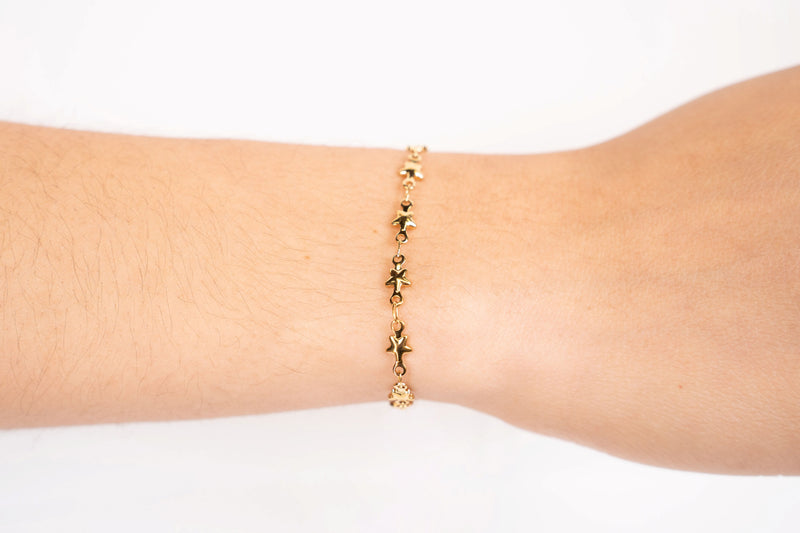 Load image into Gallery viewer, Celine - 18K Gold PVD Star Connector Chain

